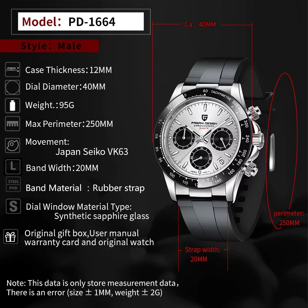 2024  Watch Men Quartz Top Brand Luxury Automatic Date Wristwatch for Men Waterproof Sport Chronograph Clock Mans